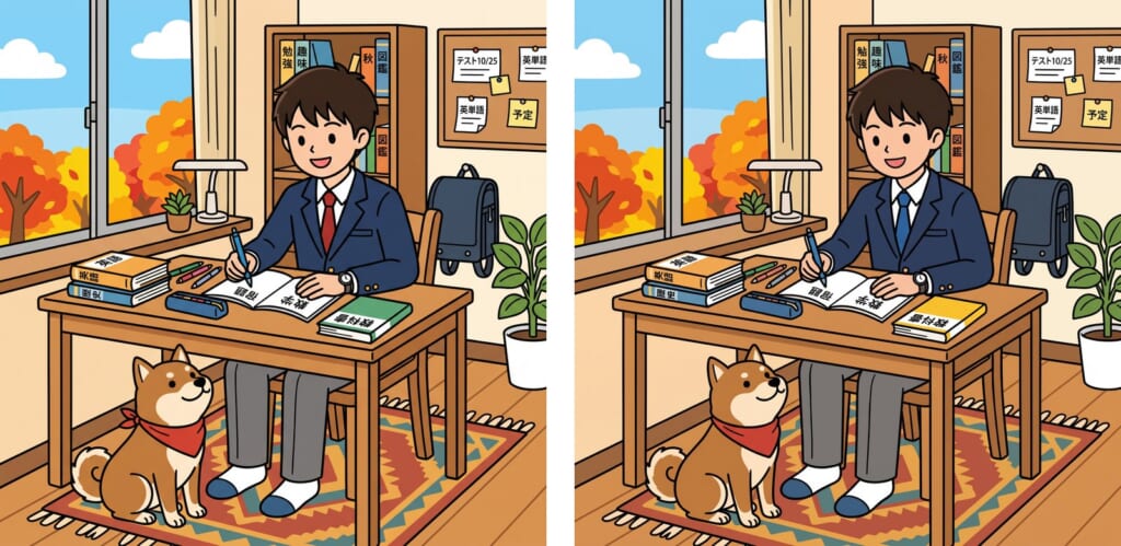 間違い探し 第5問