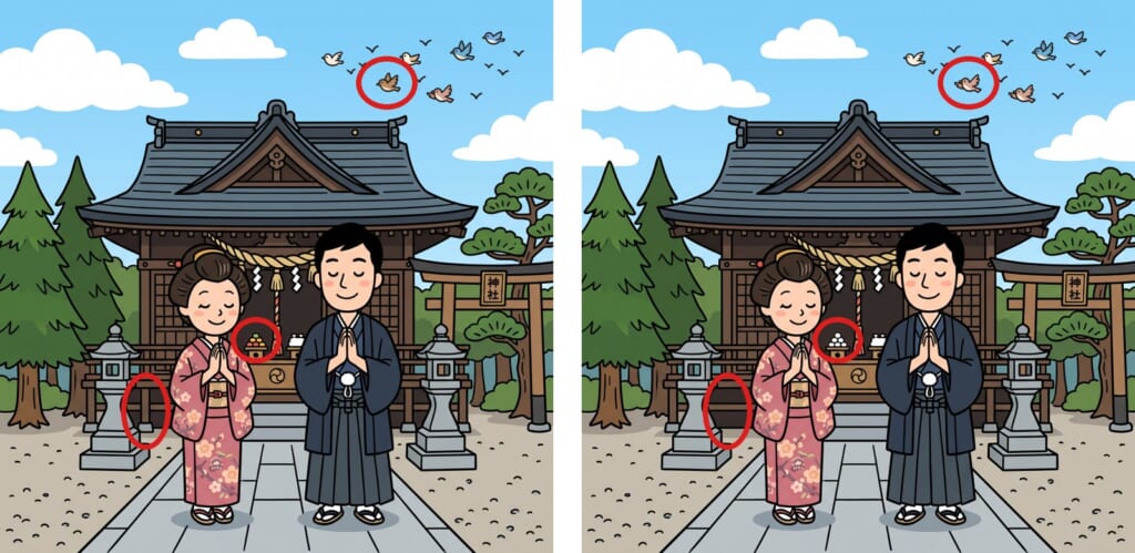 間違い探し 第9問の答え