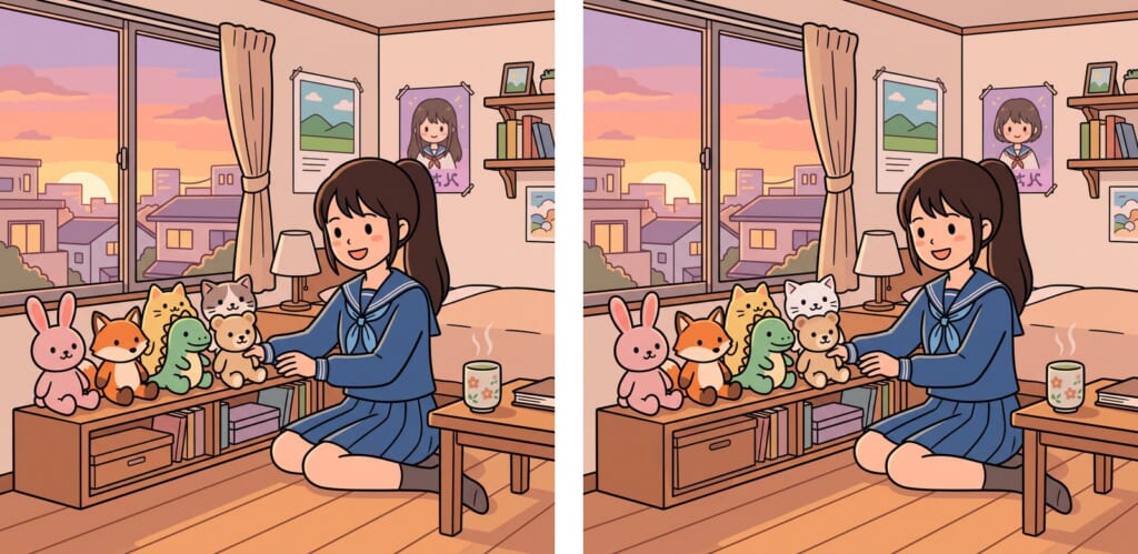 間違い探し 第6問