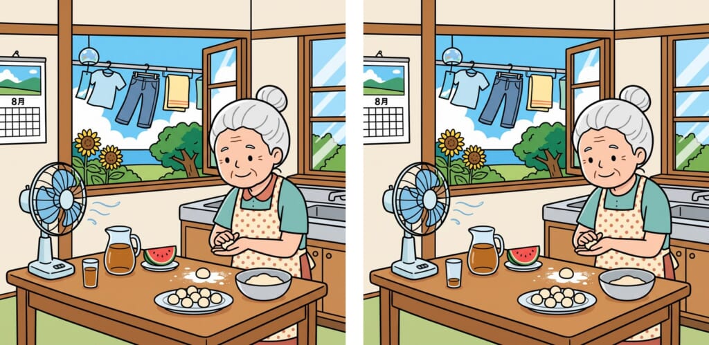 間違い探し 第2問