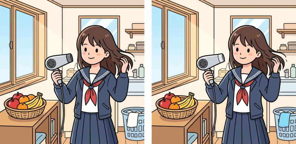 間違い探し 第6問