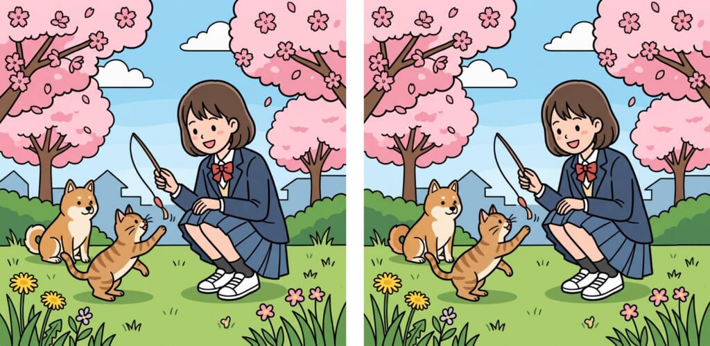 間違い探し 第6問
