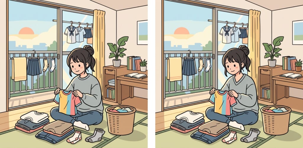 間違い探し 第6問