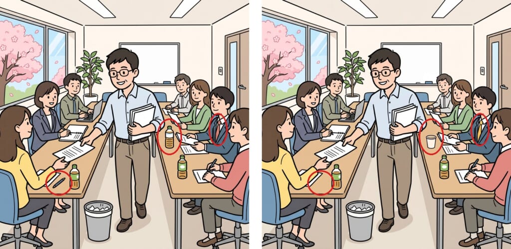 間違い探し 第3問の答え