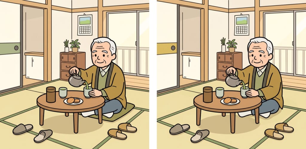 間違い探し 第1問