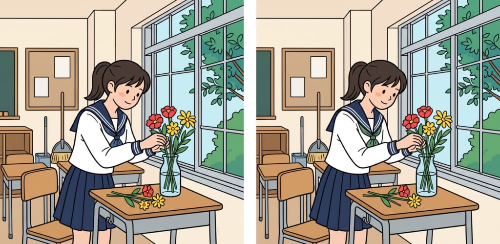 間違い探し 第6問