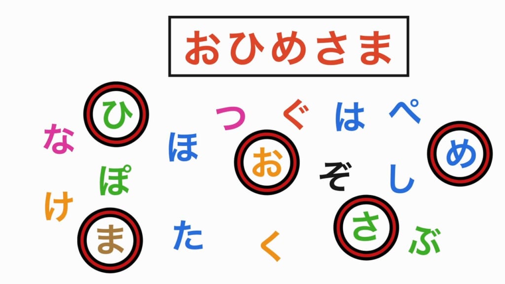 言葉探し 第1問の答え