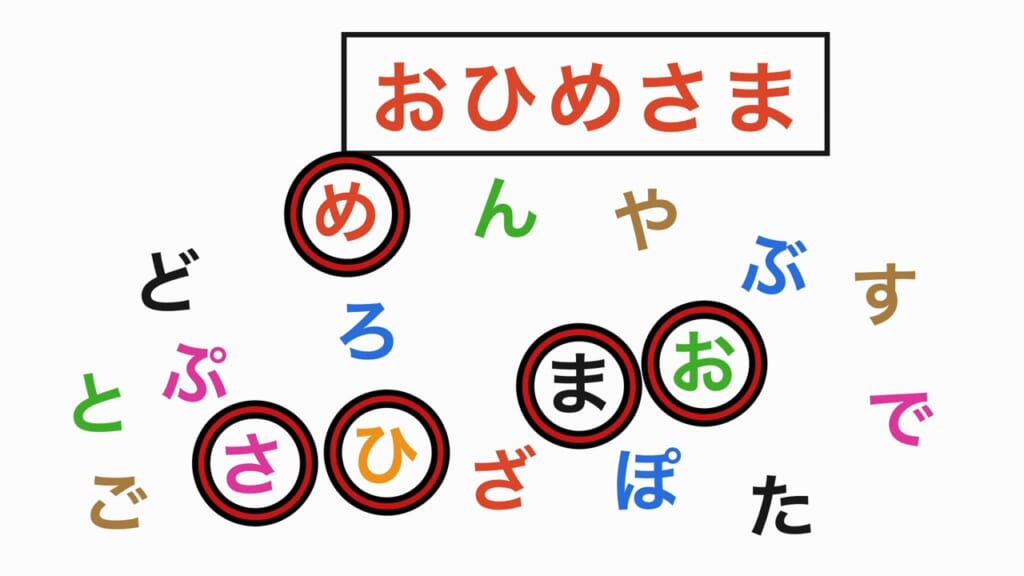言葉探し 第1問の答え