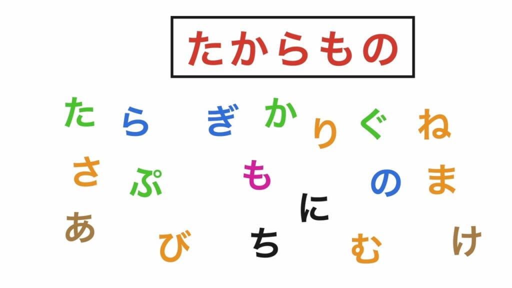 言葉探し 第2問 たからもの